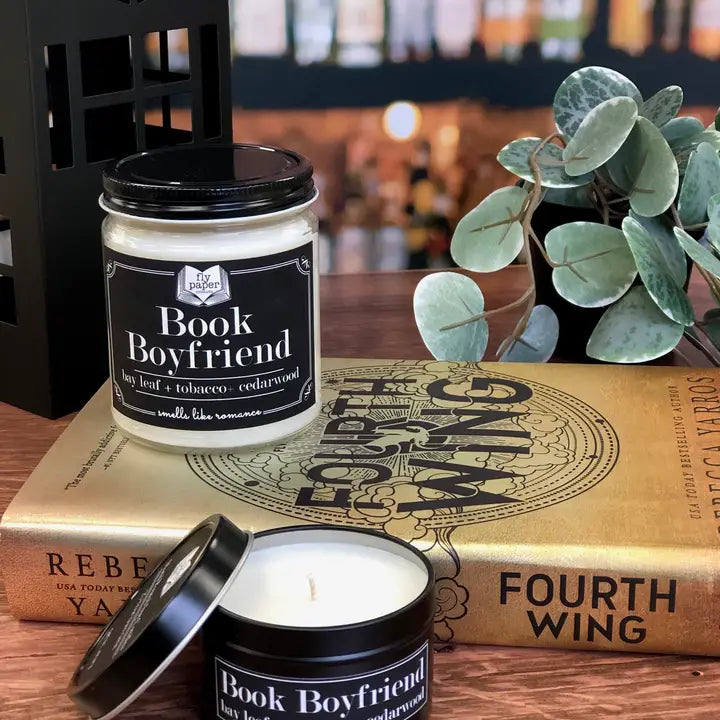 Book Boyfriend 4oz Soy Candle