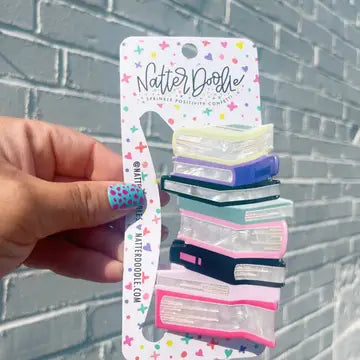 Read My Clips Book Stack Hair Claw