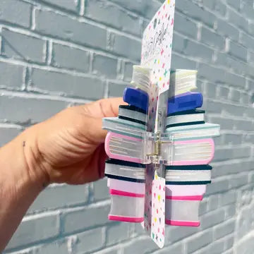Read My Clips Book Stack Hair Claw