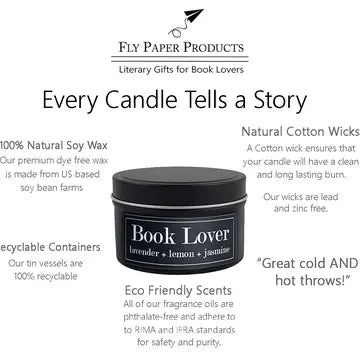 Book Lover 4oz Soy Candle