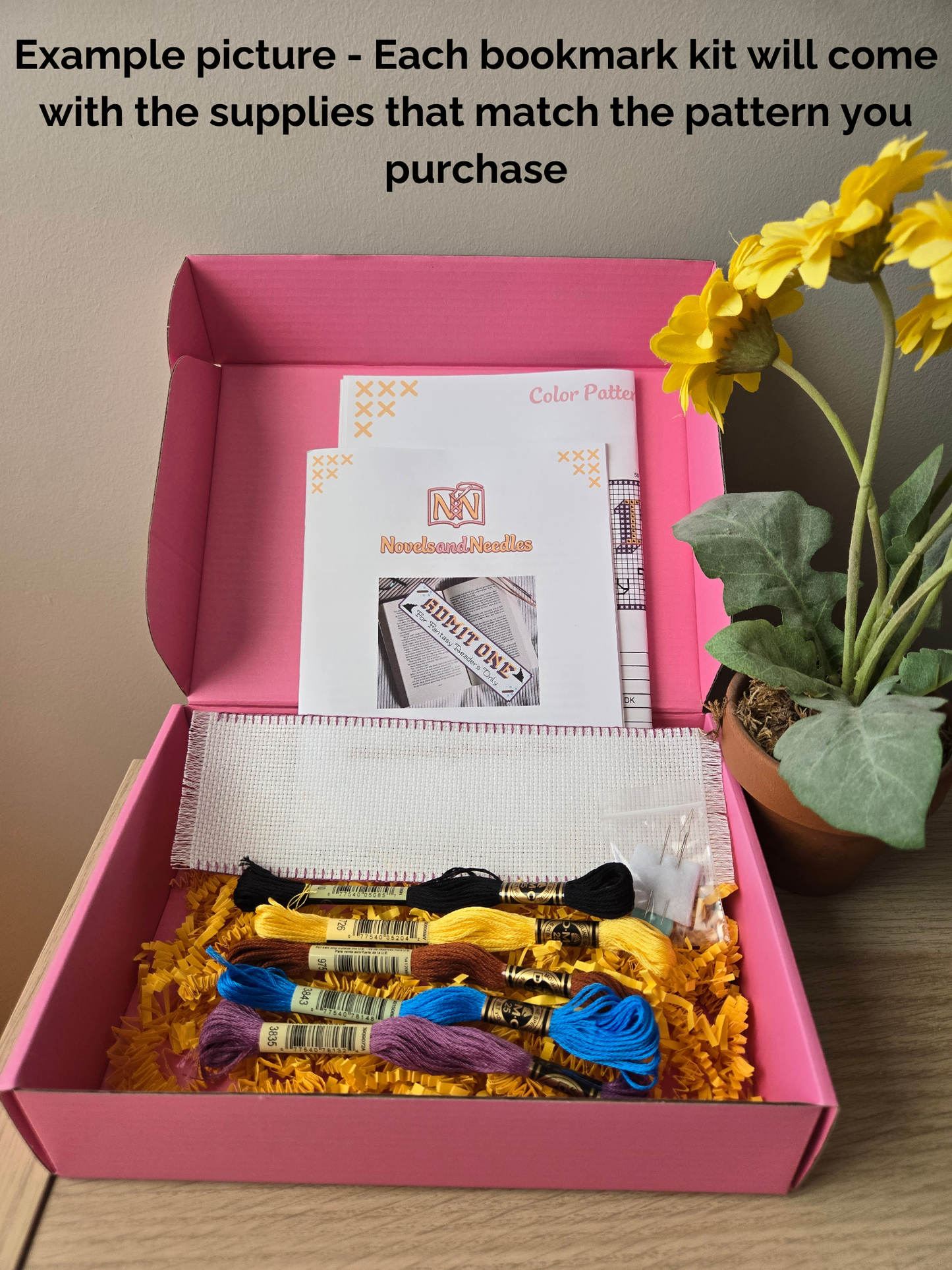 Admit One Fantasy DIY Cross Stitch Bookmark Kit