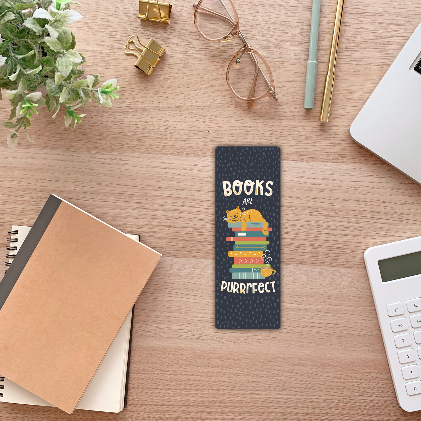 Books are Purrfect Bookmark
