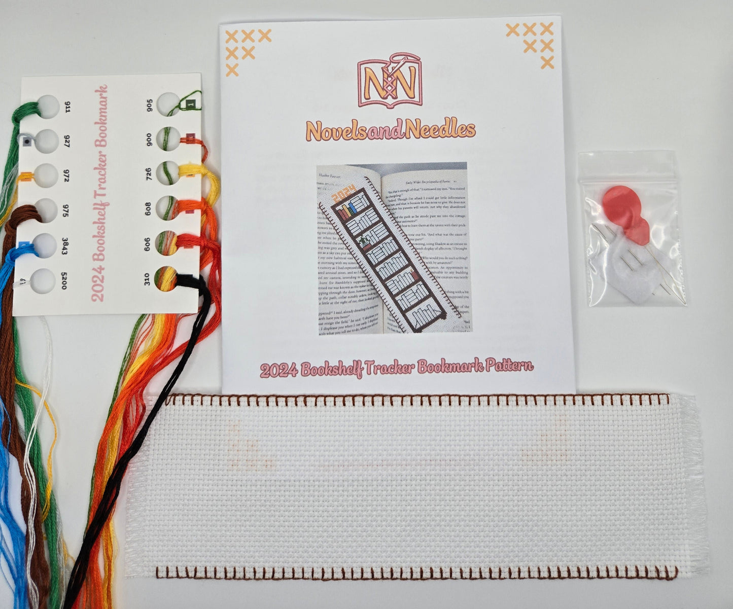 DIY Cross Stitch Bookmark Kit