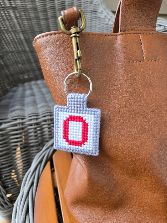 Block O DIY Cross Stitch Keychain Kit