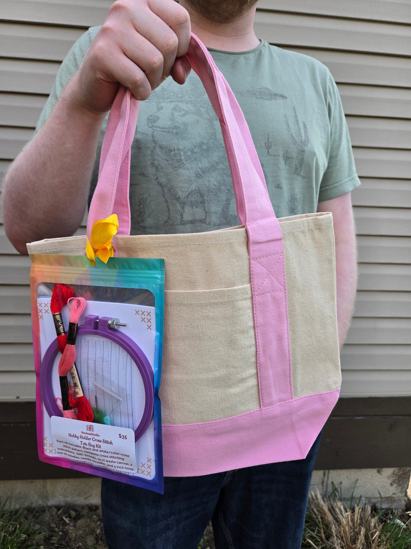Tote Bag Cross Stitch Kit