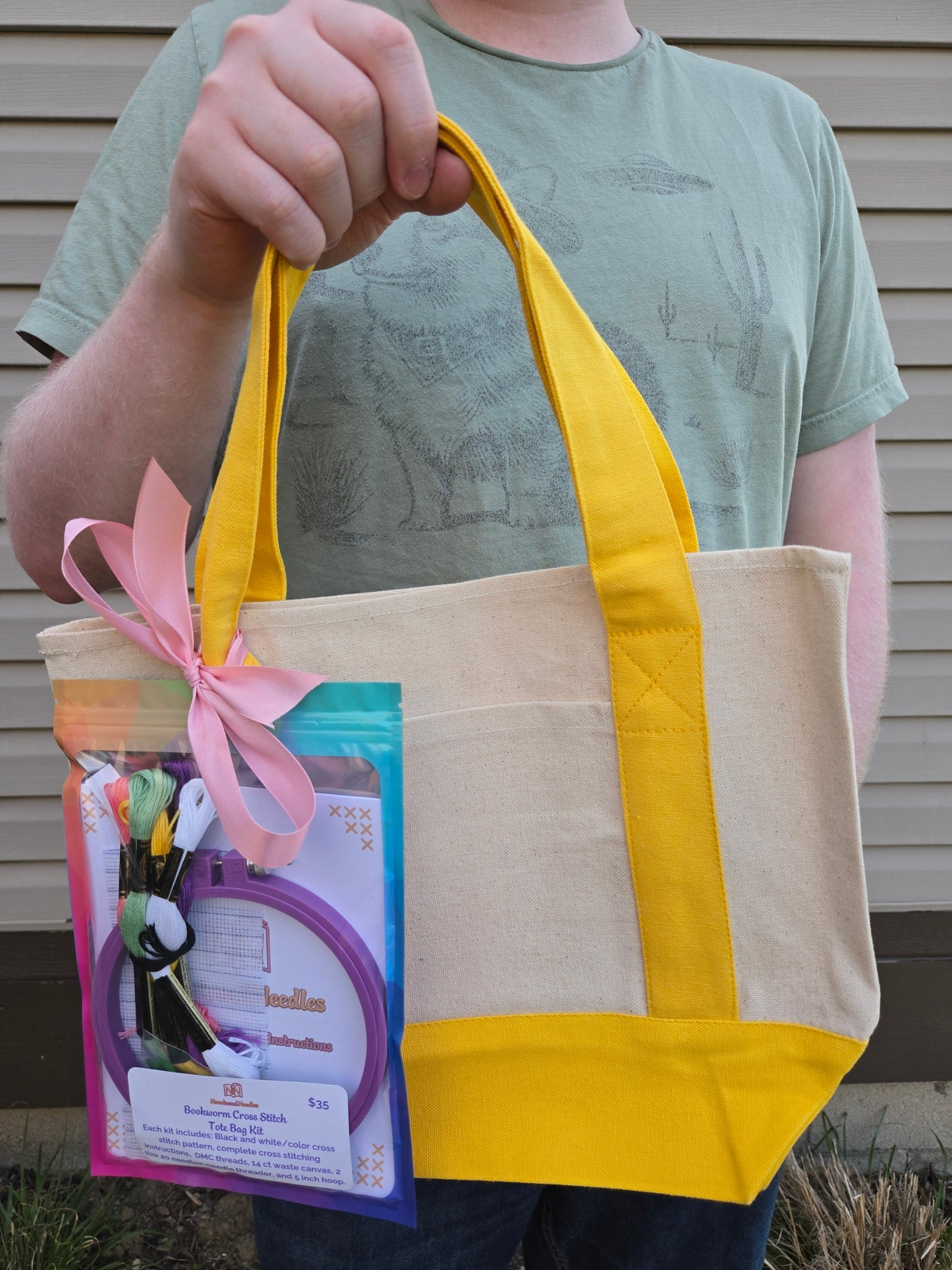 Tote Bag Cross Stitch Kit