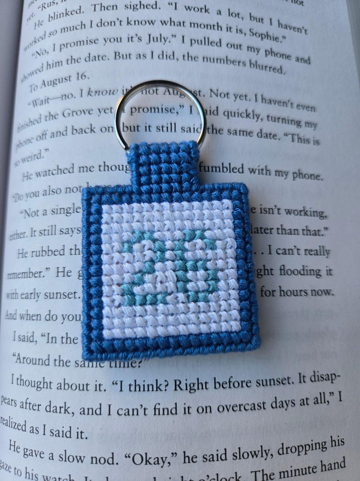 ***Pre-Order*** Columbus Book Festival 2026 DIY Cross Stitch Keychain Kit