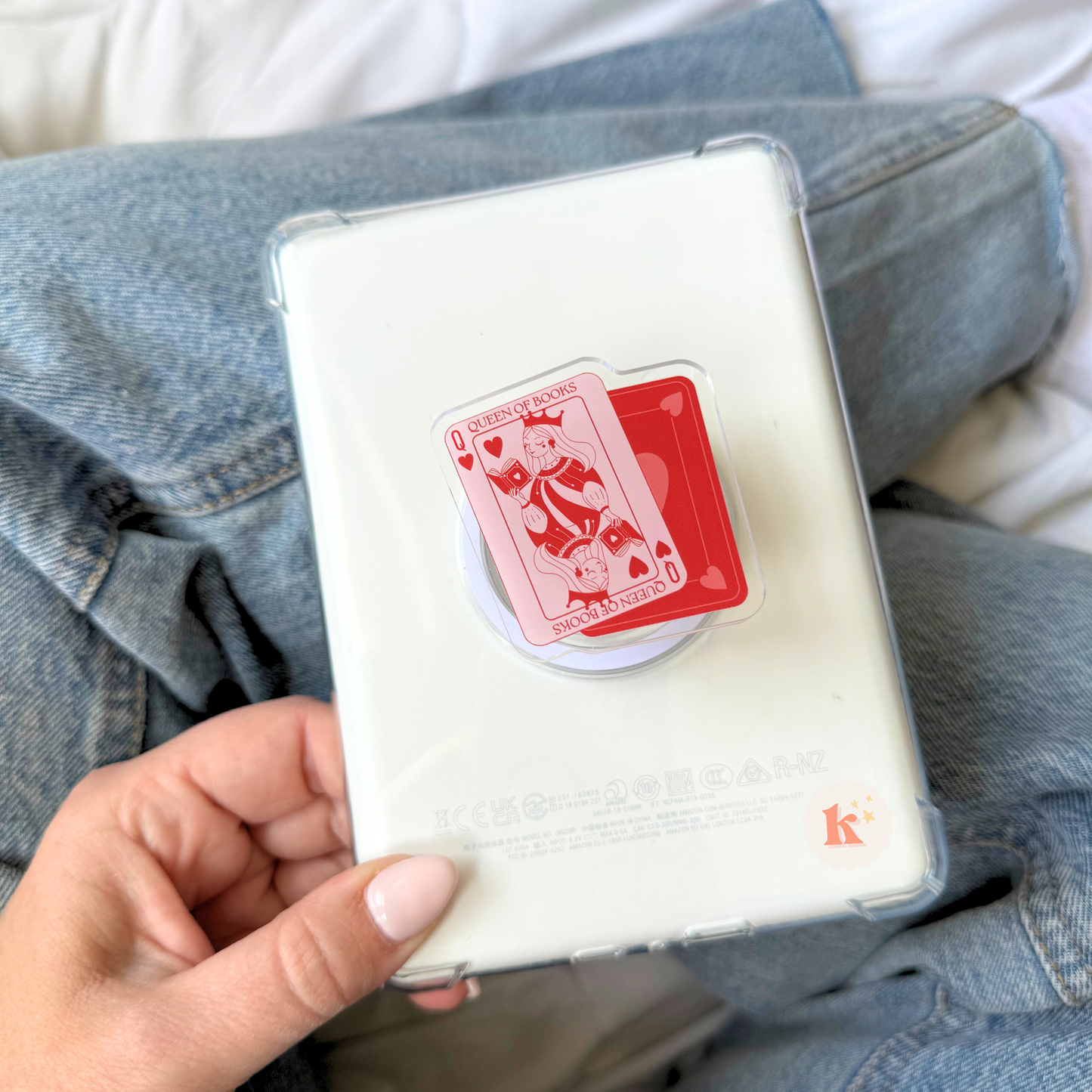Queen of Books E-Reader Grip