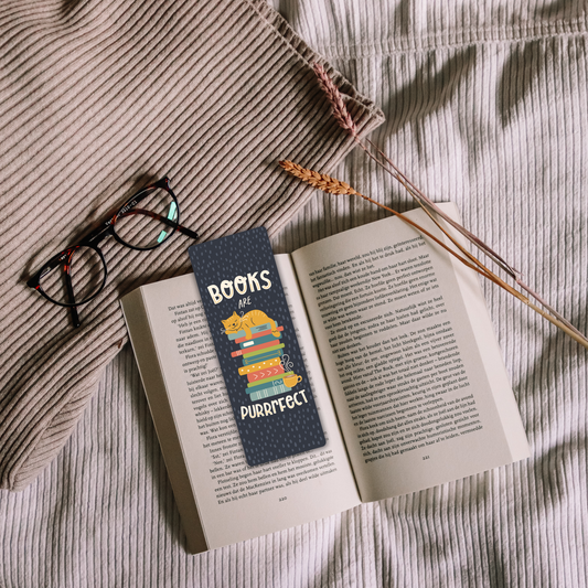 Books are Purrfect Bookmark