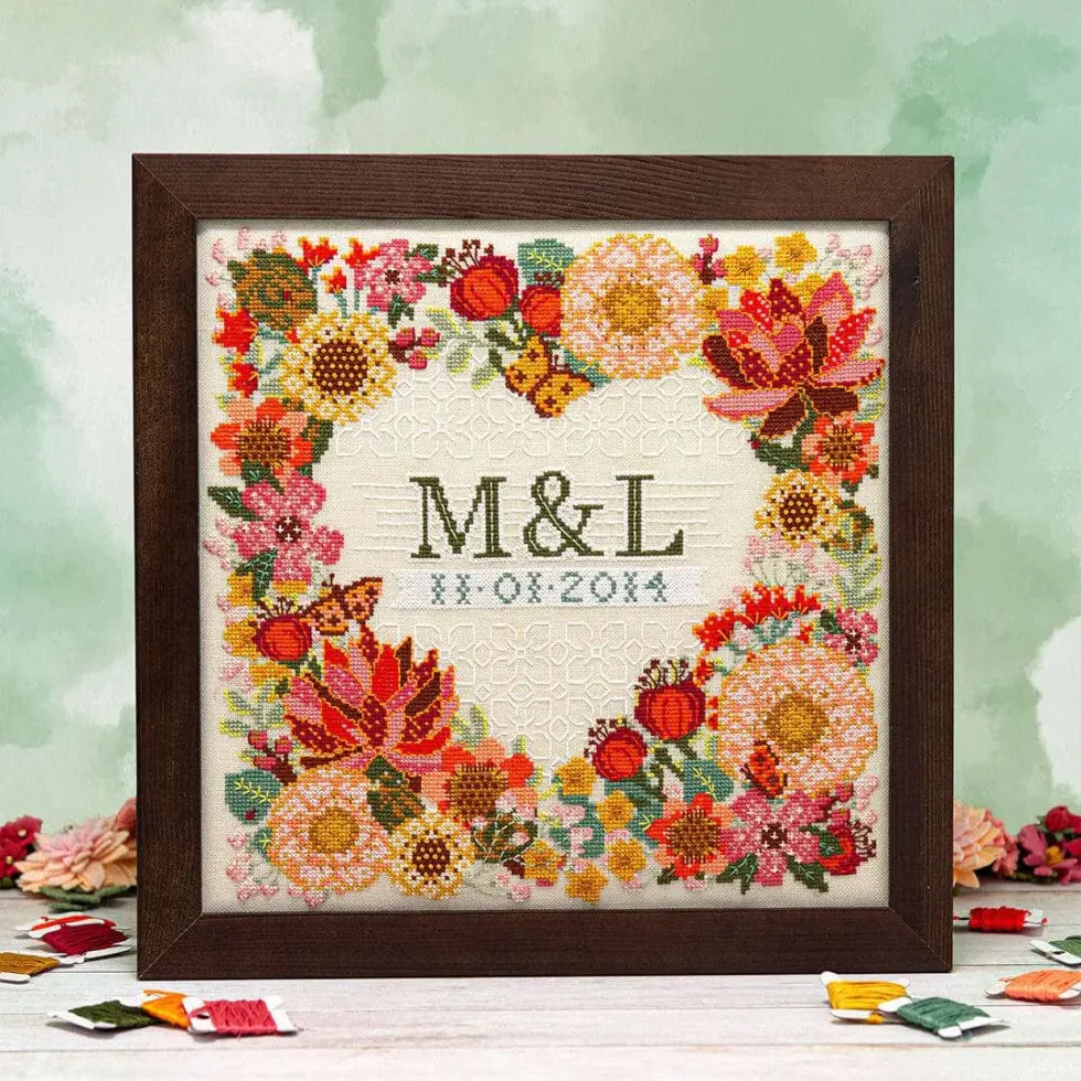 Modern Botanical Wedding Sampler - Counting Puddles