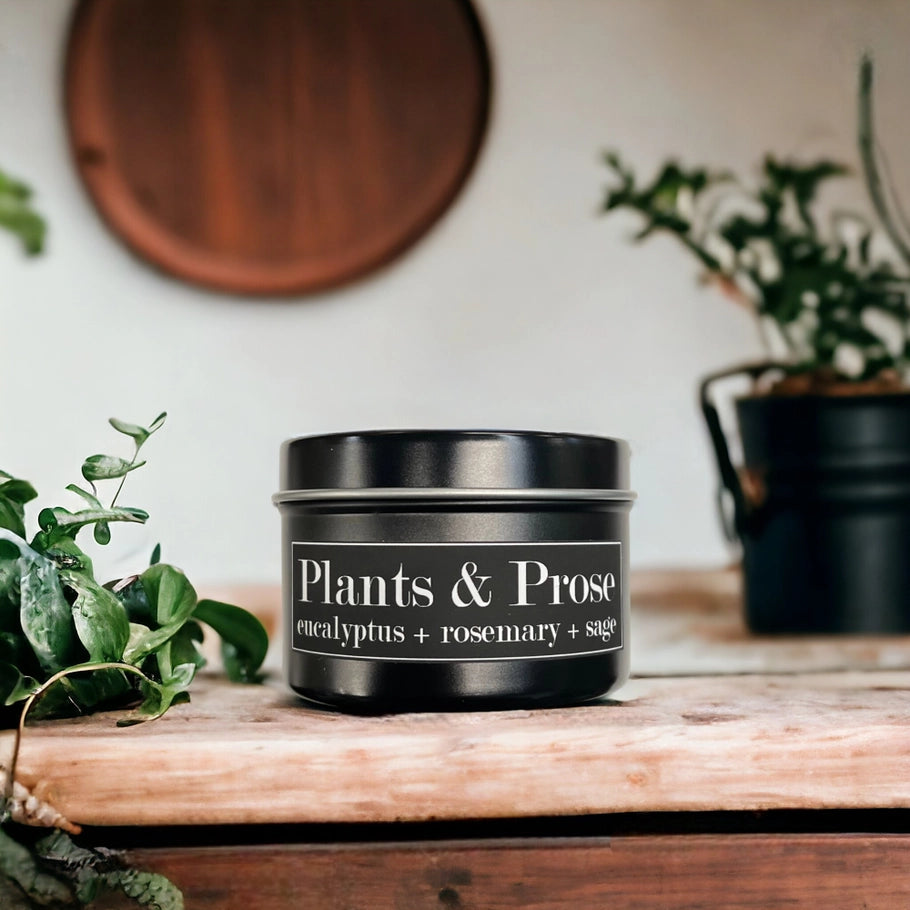 Plants & Prose 4oz Soy Candle