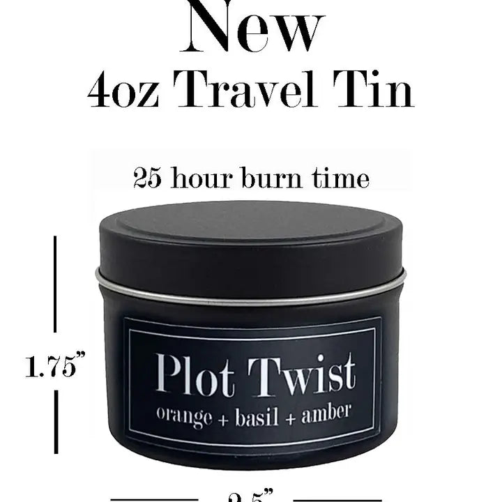 Plot Twist 4oz Soy Candle